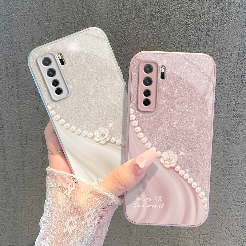 华为nova7se手机壳Honor6O保护ANOO套LSAA华为新款LSAANOO专用液态玻璃全包防摔六零六十h0n0r60女款外壳高级