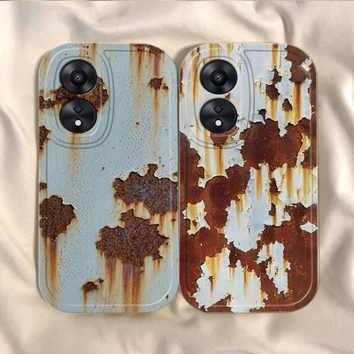 适用PHJ110手机壳OPPOPHJ11O新款OPPO型号A585G保护套A58X5G硅胶OPP0PP0全包防摔PPOA男女OPPOA外壳锈迹斑斑