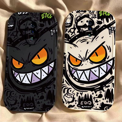 适用opporeno手机壳新款reno2z男renoZ软硅胶动漫保护套reno2升降摄像头rone10倍变焦版全包防摔外壳呲牙耿鬼