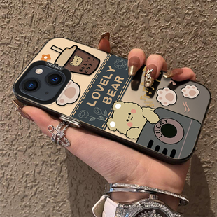 适用苹果15plusx手机壳新款iPhone14promax全包ip13/12mini防摔8/7plus可爱11por网红xr小众6s高端max元气壳