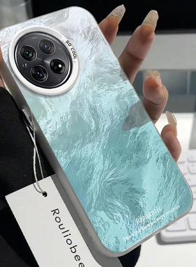 适用一加12/11手机壳ace3全包1+11+ace2保护壳防摔oppo元气冰川蓝ACE2pro女oneplusaecPRO男女Ace5简约硬外壳