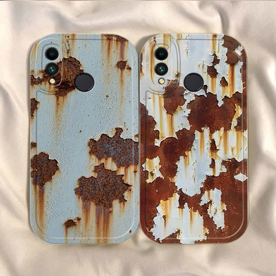 适用荣耀10青春版手机壳华为荣耀十10i保护套H0N0R10春青板HONR1O新款液态硅胶软壳全包防摔外壳锈迹斑斑男女