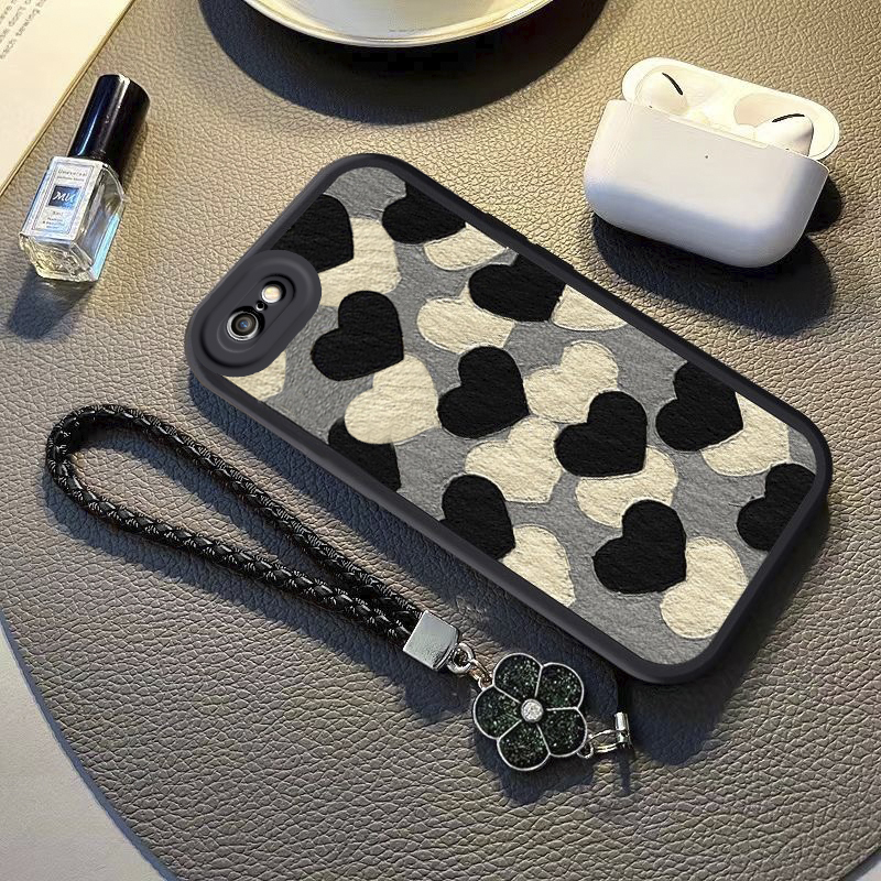 适用苹果6s/7/8plus手机壳新款iPhoneXR全包防摔XSmax外壳5SE软硅胶11保护套13/12mini简约14pm可爱ip15pro女