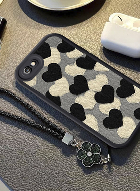 适用苹果6s/7/8plus手机壳新款iPhoneXR全包防摔XSmax外壳5SE软硅胶11保护套13/12mini简约14pm可爱ip15pro女