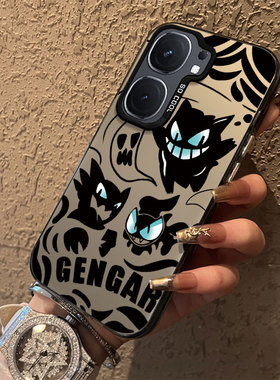 适用iqooneo9/8pro手机壳10vivoiqooneo5元气壳黑耿鬼ipooneo6se全包防摔iq00neo7男卡通icooneo3新款高级感