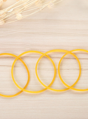 越南黄色透明橡皮筋 工业橡胶制品家用办公O型皮圈38*1.4