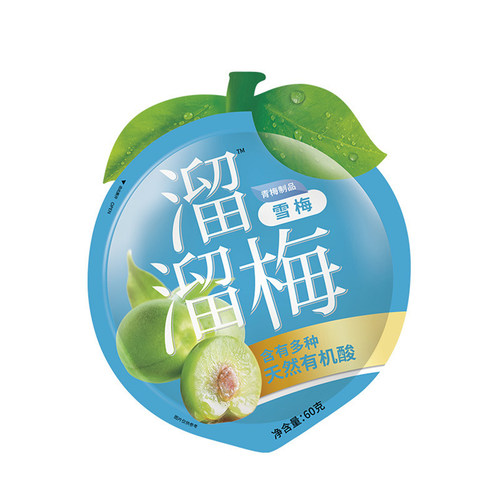 LIUM/溜溜梅雪梅蜜饯果干零食酸甜适口60g单袋