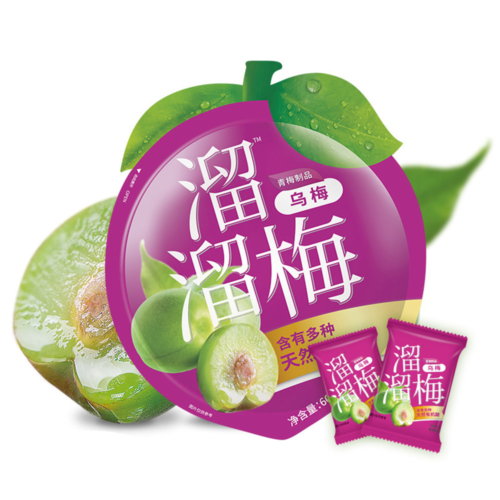 LIUM/溜溜梅解馋蜜饯果干乌梅生津开胃60g单袋