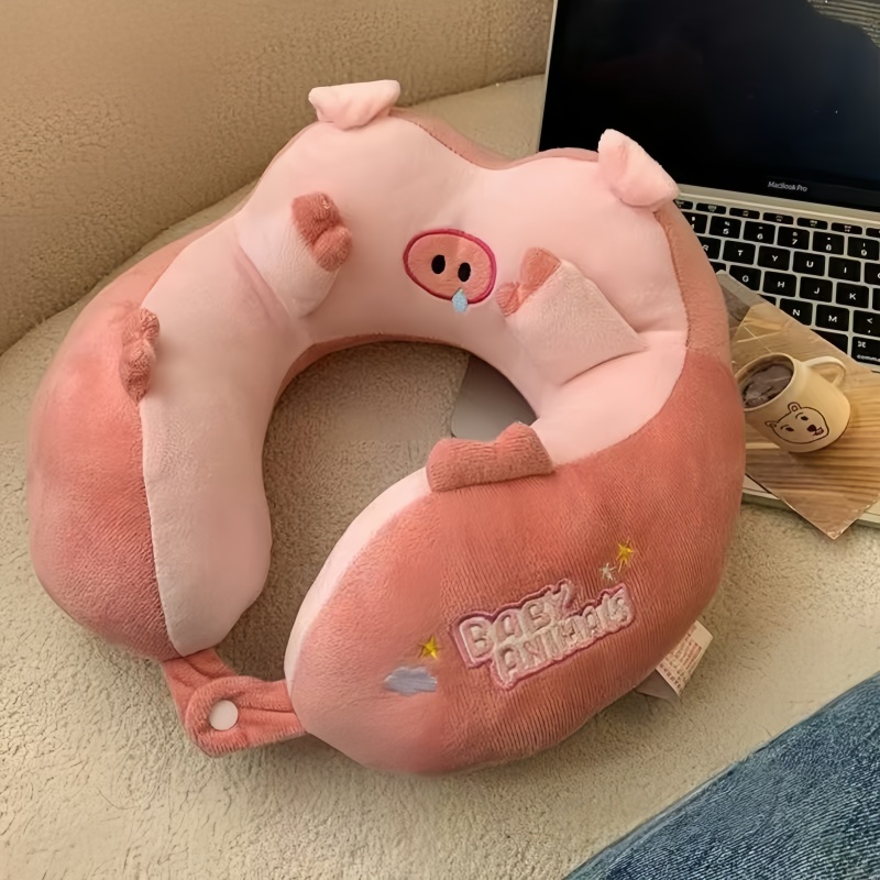可爱u型枕旅行护颈枕成人颈椎飞机U枕脖子坐车学生便携枕头办公