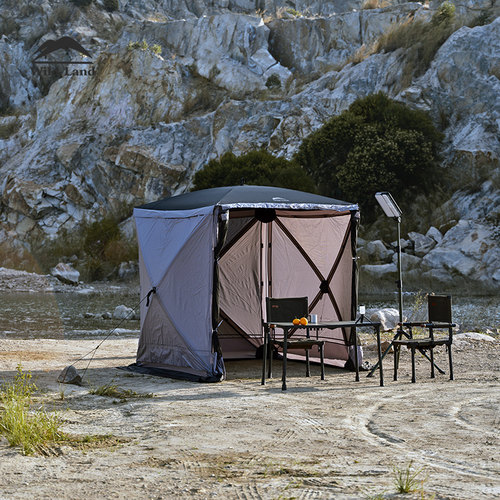 秋野地四角遮阳帐篷速开防蚊