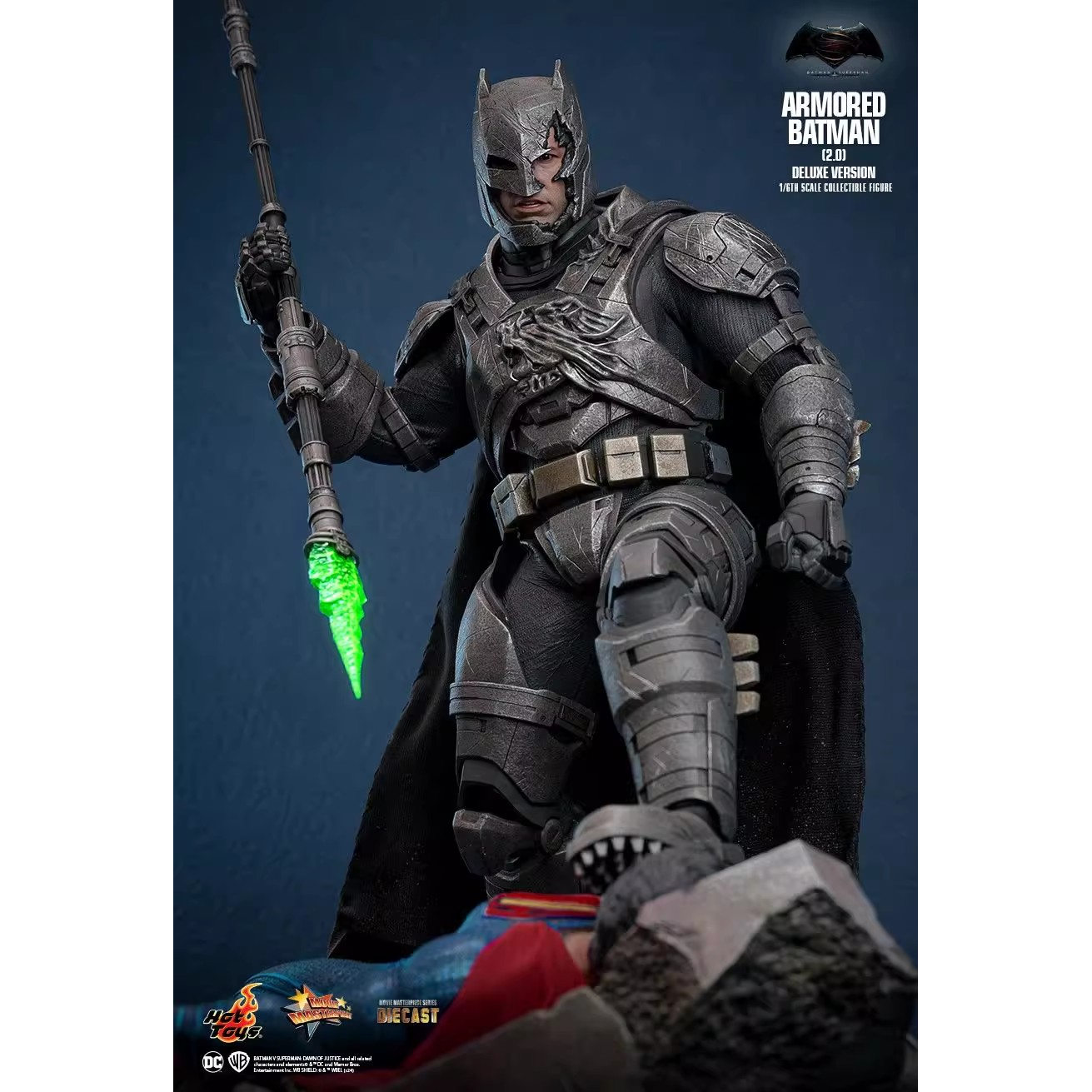 Hot Toys 1/6 MMS742D62 蝙蝠侠大战超人 正义黎明 2.0合金