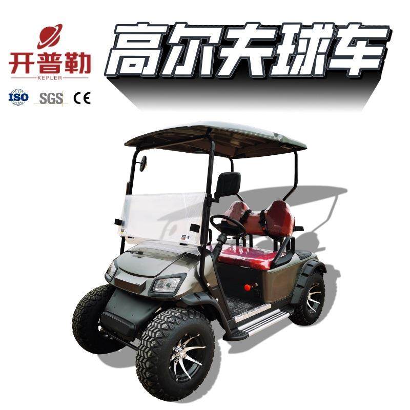 2座电动高尔夫球车保安巡逻车楼盘接待车景区观光车电动摆渡车