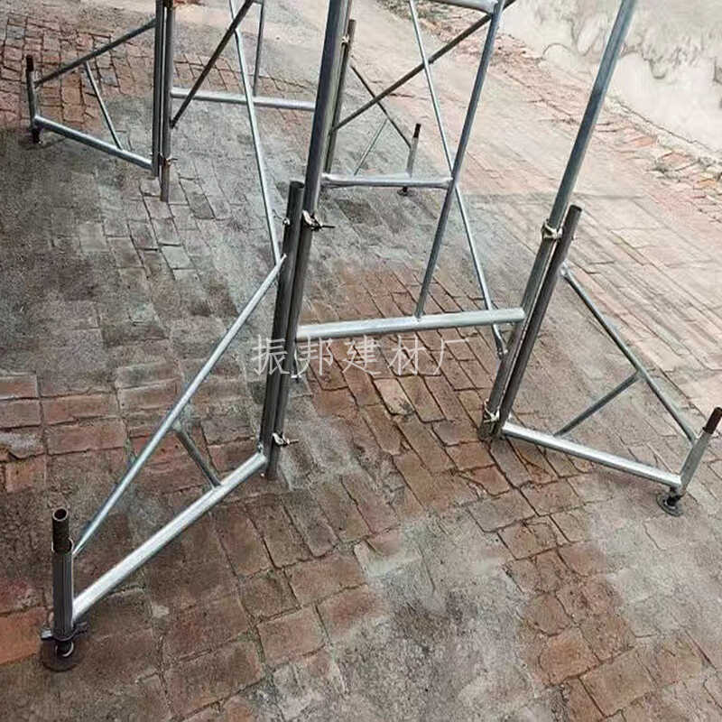 加厚三脚架支撑腿搭配扣件护栏设备  脚手架三角平衡加固支撑杆