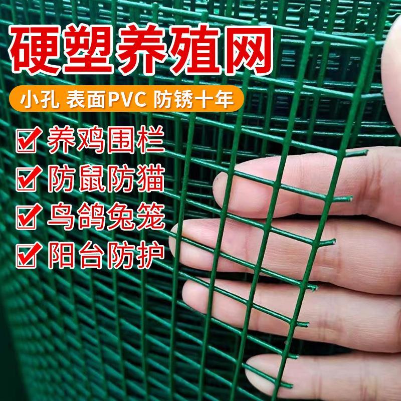 硬塑荷兰网养殖网铁网护栏网网圈网格硬塑铁丝网圈地网围栏网防