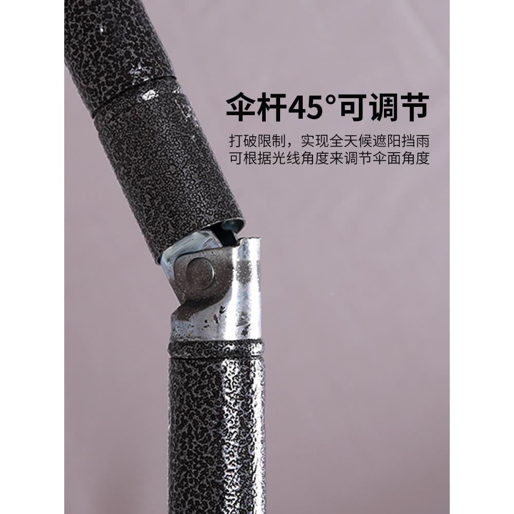大伞户外摆摊斜面遮阳伞门面太阳伞庭院伞摊位做生意广告伞斜坡伞