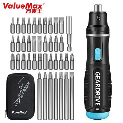 万克士 锂电池充电螺丝批组套多功能起子家用拆机工具GDP66309N