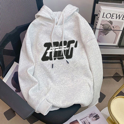 特大码300斤连帽卫衣男款秋冬