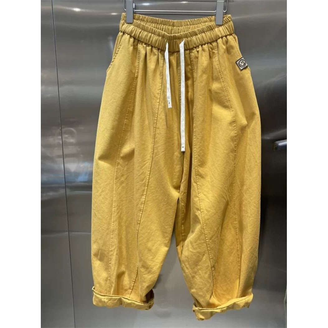 美式复古欧货春夏老爹裤子男