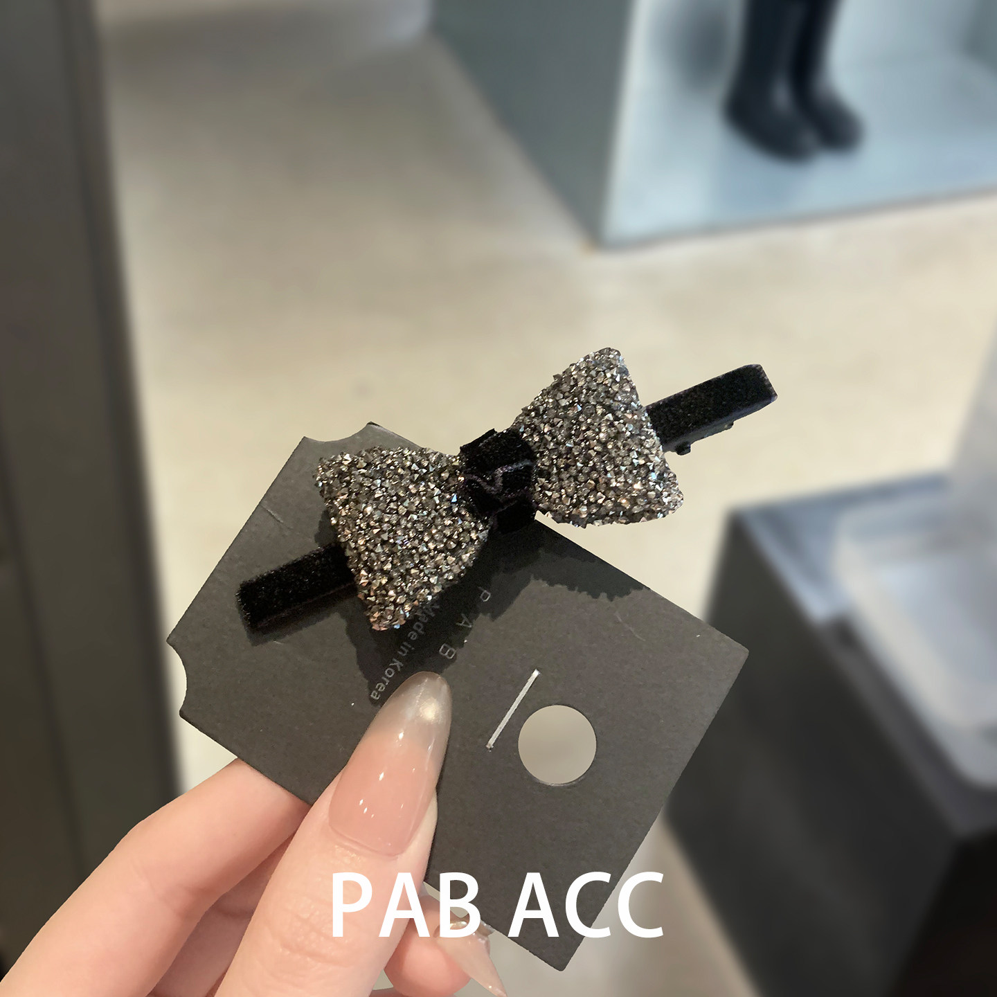 韩国复古轻奢黑色砂糖钻蝴蝶结懒人鸭嘴夹丝绒质感赫本风碎发夹子,饰品/流行首饰/时尚饰品新,发饰,淘宝优惠券,粉丝福利购,淘宝优惠卷