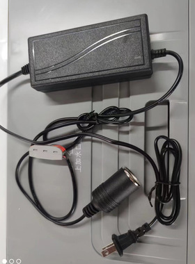 供应车载电源转换线适配器两孔插座转换12V/24V车充