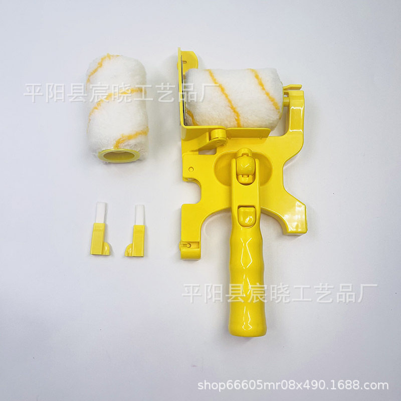 修边分色滚筒刷多功能油漆刷无死角细毛刷涂料乳胶漆刷墙分色工具