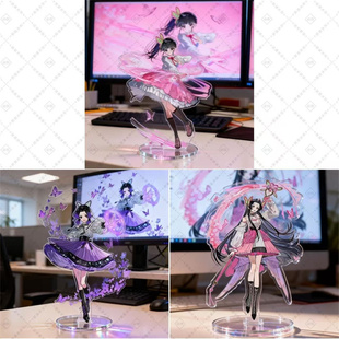 鬼灭之刃蝴蝶忍香奈乎香奈惠10cm立牌高颜值桌面装饰摆件动漫周边