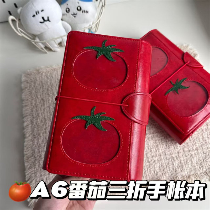 a6活页手账本三折叠笔记本