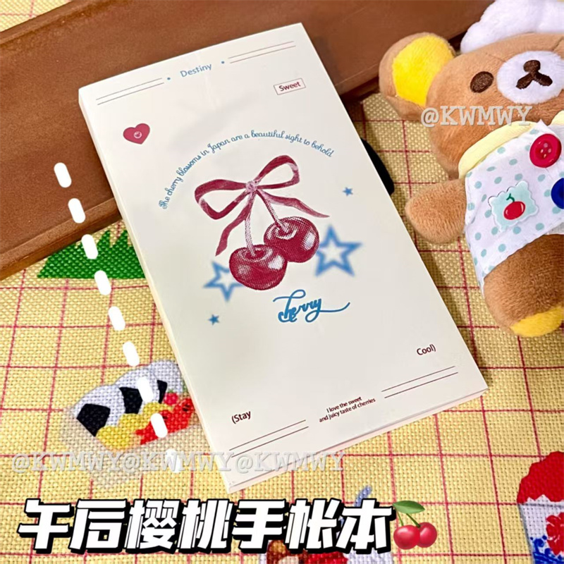 甜酷樱桃笔记本素材手账本