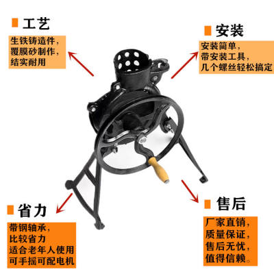 手摇玉米脱粒机家用小型手动 剥玉米神器电动两用玉米脱粒机高效