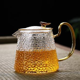 家用单壶冲茶 玻璃茶壶耐高温茶水分离泡茶水壶过滤耐热茶具套装