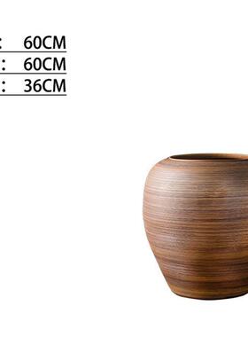 现代简约景德镇陶瓷花瓶客厅花盆插花陶罐陶缸落地酒店装饰品新款