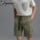 运动休闲通勤百搭男女同款 Xuperman户外防泼水工装 短裤