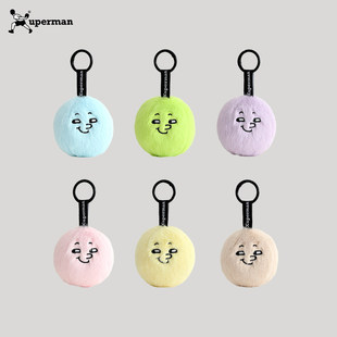 Xuperman原创可爱表情包毛绒挂件公仔玩偶包包钥匙扣挂饰