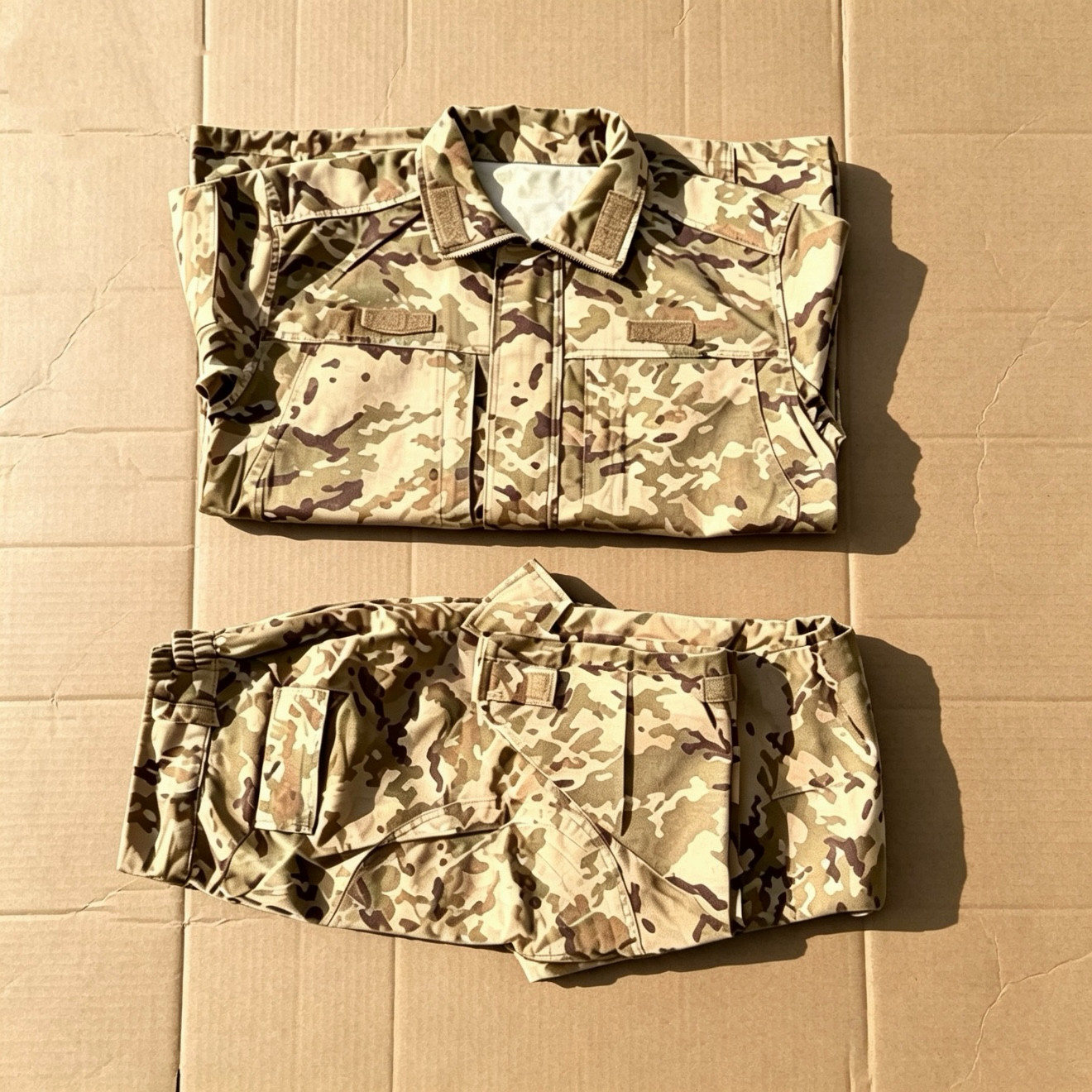 新款夏季作套装迷户外训练防刮耐磨彩绿色工作服式上衣裤子