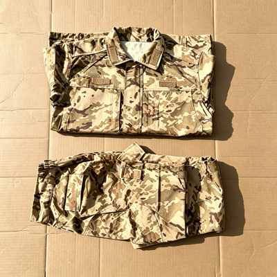 新款夏季作套装迷户外训练防刮耐磨彩绿色工作服式上衣裤子