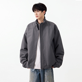 重磅潮牌上衣 宽松休闲立领夹克外套男士 SHAPOES春秋季 男生美式