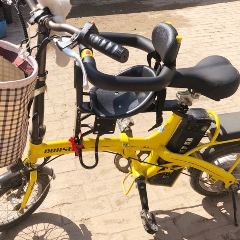 折叠电动车儿童座椅前置电动自行车宝宝坐椅代驾电车婴儿安全椅子