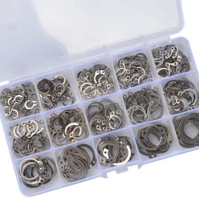 卡簧c型轴用卡环圈圆环孔挡圈xe卡04不锈钢六角螺母弹垫圈平垫片