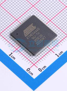 单片机(MCU/MPU/SOC) ATMEGA640-16AUR TQFP-100(14x14) 原装正品