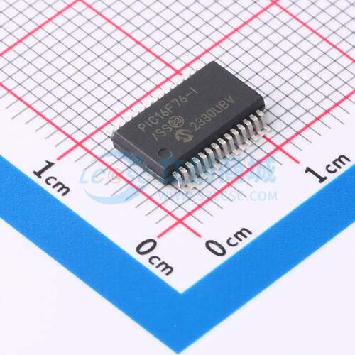 单片机(MCU/MPU/SOC) PIC16F76-I/SS SSOP-28-208mil 原装正品