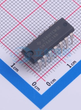 反相器 SN74AC14N PDIP-14 原装正品 电子元器件配单