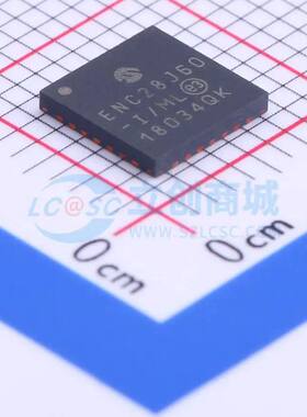 以太网控制器 ENC28J60-I/ML QFN-28-EP(6x6) 原装正品
