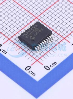 单片机(MCU/MPU/SOC) PIC24F08KA101T-I/SS SSOP-20 原装正品