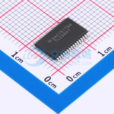 LED驱动 TLC5947DAP HTSSOP-32-EP-6.1mm 原装正品