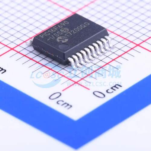 单片机(MCU/MPU/SOC) PIC16F690T-I/SS SSOP-20-208mil 原装正品