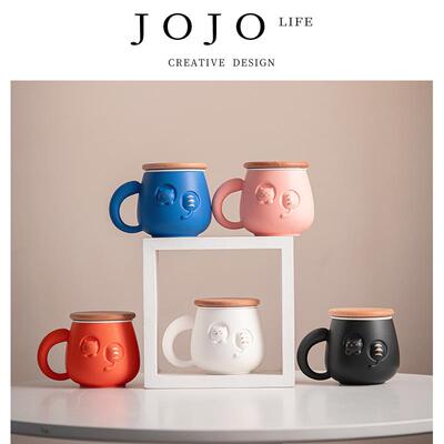 JOJO'S L. PD·紫泉涧·茶具陶瓷马克杯茶水分离