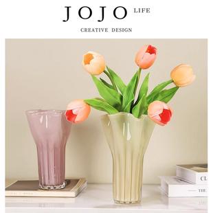 JOJO& PD·Brand·花瓶琉璃插花器艺术彩色 39;S