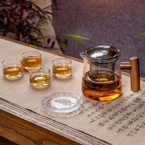 果兹（GUOZI）居家办公室玻璃茶具东篱·简冲茶具套装GZ-S67