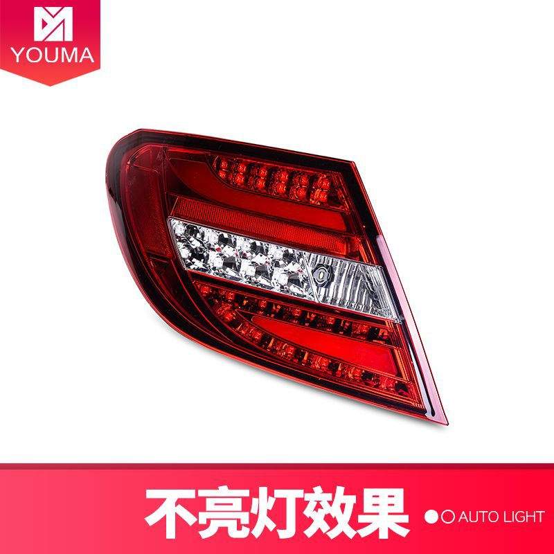 专用于老款奔驰W204LED尾灯总成07-10款奔驰C180C200C260改装尾灯