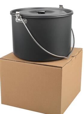 新款铝合金超大吊锅8-10人野炊套锅野炊户外单锅户外野营特大吊锅